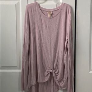 Light pink long sleeve t shirt